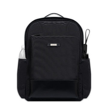 Mochilas para computadoras de negocios de 16 pulgadas con cuero RPET PU resistente al agua
