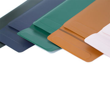 Cuero de PU para portátil Manga delgada, manga de ordenador impermeable para Macbook