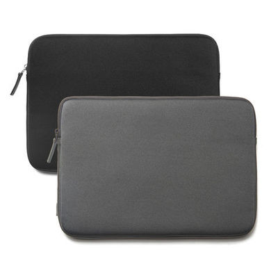Bolsas de portátil personalizadas, carcasa de neopreno con color gris negro.