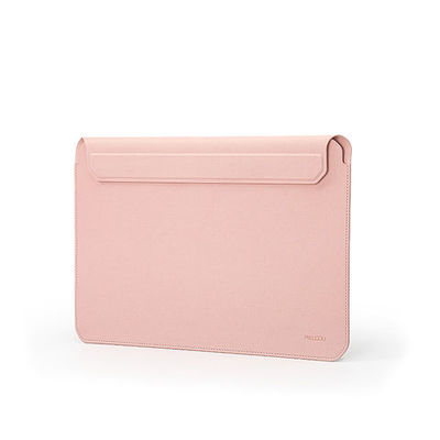 Bolsa de computadora portátil ultra delgada Manga plegable Flexible Material de cuero sintético