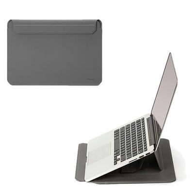 Clásico cuero de PU Resistente al agua Manga de computadora portátil 1.1mm Ultra Slim