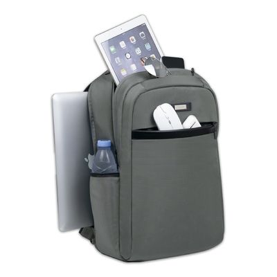Oportunidad adecuada Bolsas de mochila para portátiles al aire libre con bolsillo lateral de nylon